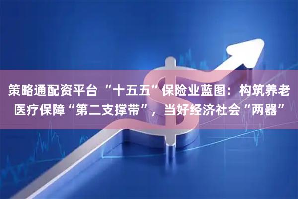 策略通配资平台 “十五五”保险业蓝图：构筑养老医疗保障“第二支撑带”，当好经济社会“两器”